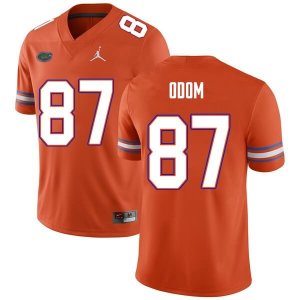 Men's Florida Gators #87 Jonathan Odom NCAA Nike Orange Authentic Stitched College Football Jersey TIB2562QH